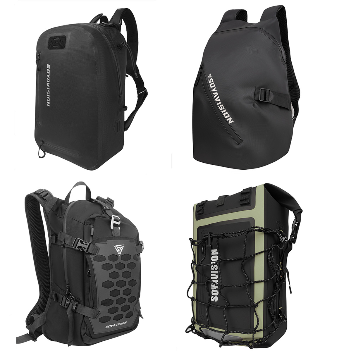 Motorcycle Gear Backpack - Ransel Helm Berkendara SOYAVISION untuk Sepeda