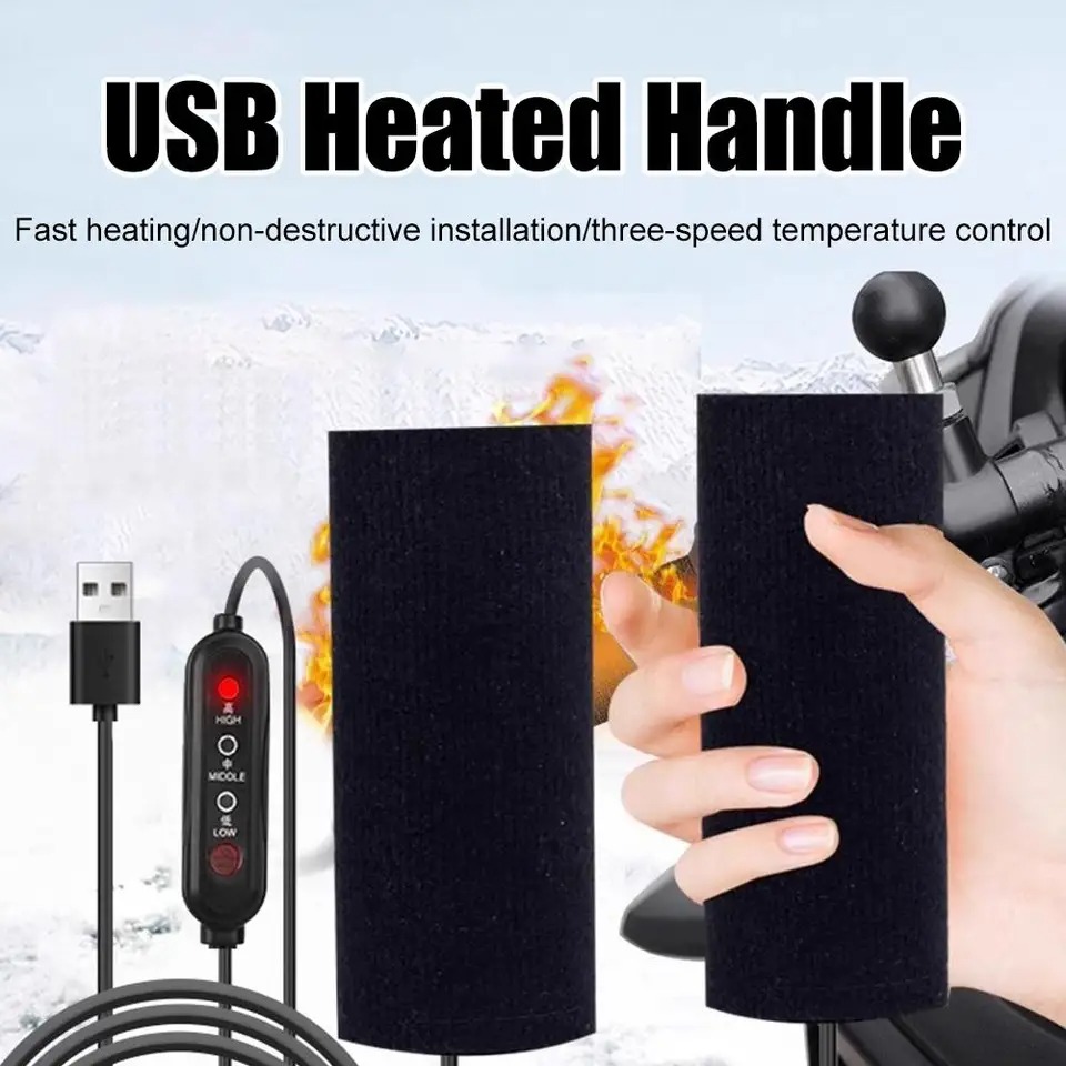 Pegangan Sepeda Motor Berpeman - Handlebar Grip Heated ulasan dan harga