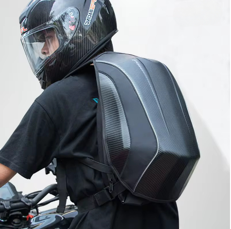 Ransel Tahan Air Serat Karbon  - Motorcycle Gear Backpack ulasan dan harga