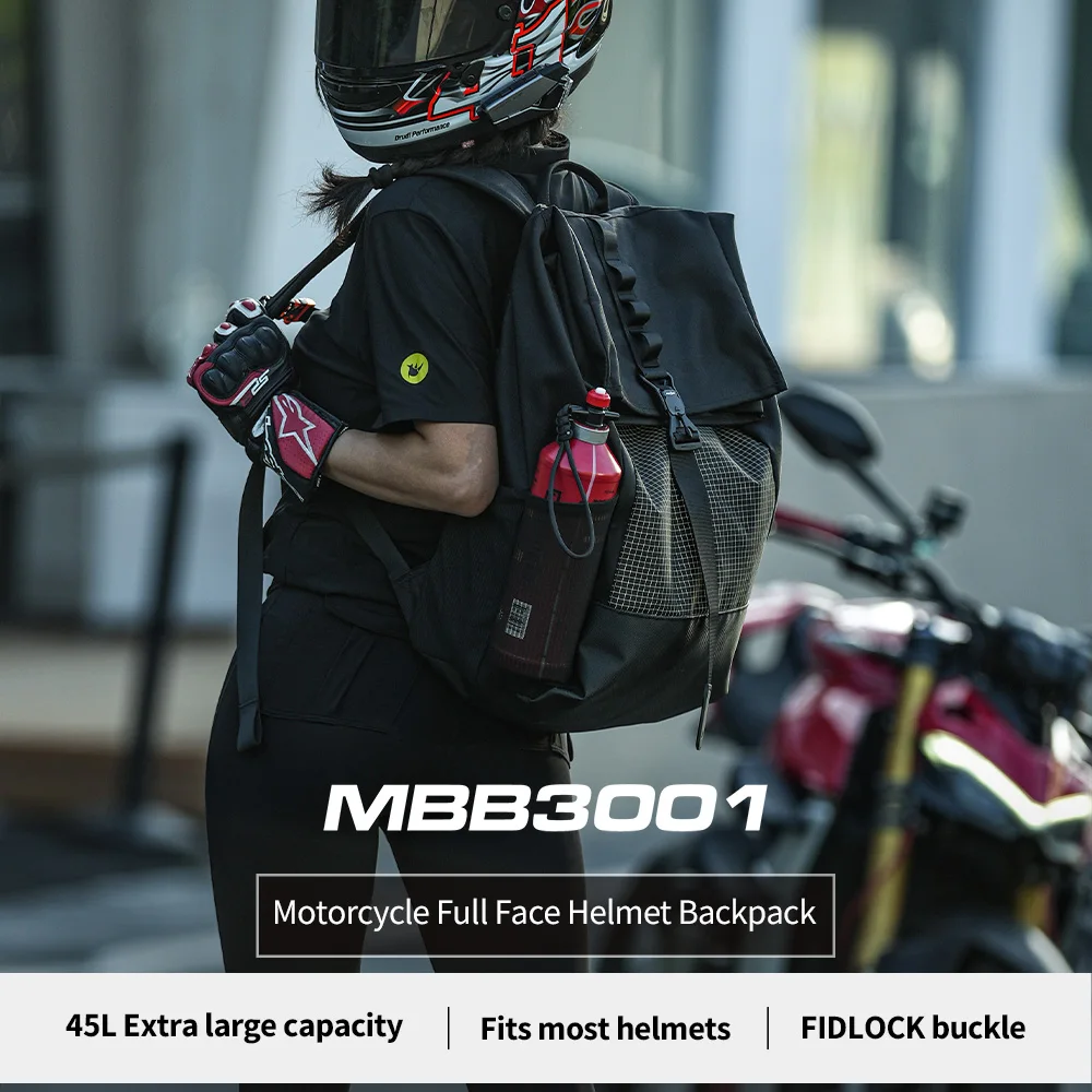 Tas Ransel Helm Motor Rhinowal - Motorcycle Gear Backpack ulasan dan harga